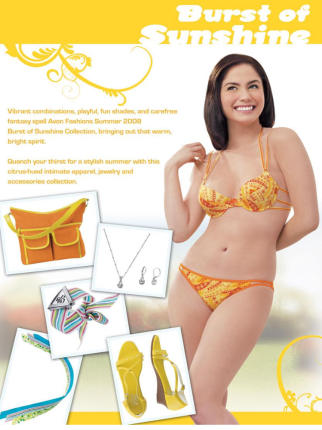 Splash of Colors Luxury and Prints Banner Avon Fashions Summer 2009 Collection