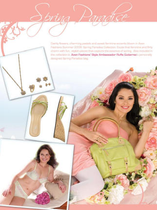 Splash of Colors Luxury and Prints Banner Avon Fashions Summer 2009 Collection